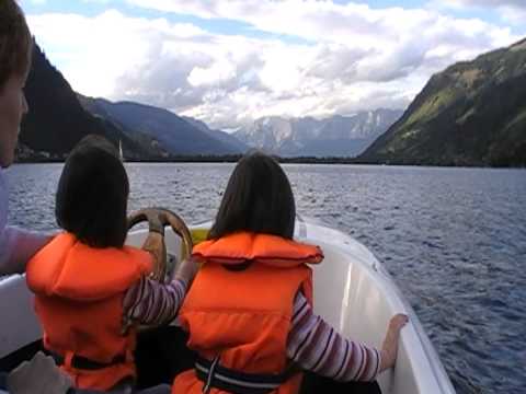 Boating on Zell Am See Lake