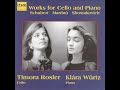 timora rosler-cello and kl�ra w�rtz-piano
recorded sep. 1997