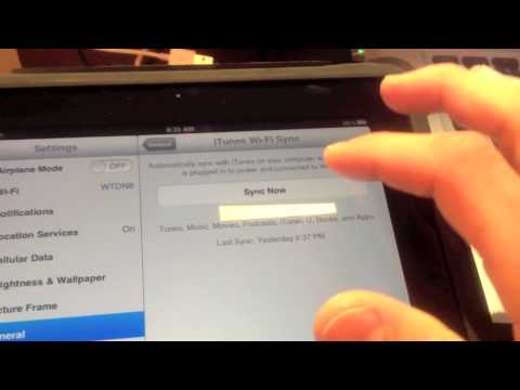 how to sync itunes over wifi