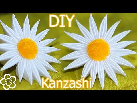Канзаши мастер класс для начинающих лебедь Канзаши мастер класс для начинающих лебедь