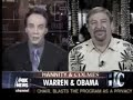 Rick Warren on Hanity & Colmes
