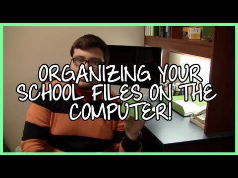 how to organize computer files