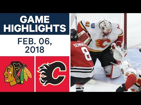 Video: NHL Game Highlights | Blackhawks vs. Flames — Feb. 06, 2018