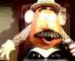 Mr Potato Head in the Queue at Toy Story Mania