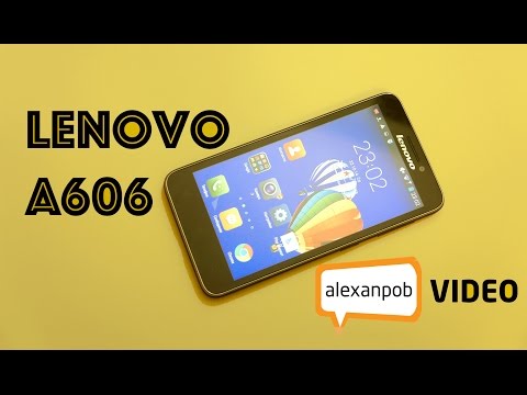 Обзор Lenovo A606 (white) / 