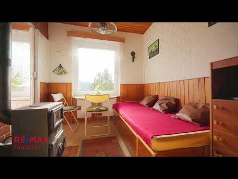 Video Chata u Slapské přehrady – celoročně obyvatelná, vhodná i k trvalému bydlení