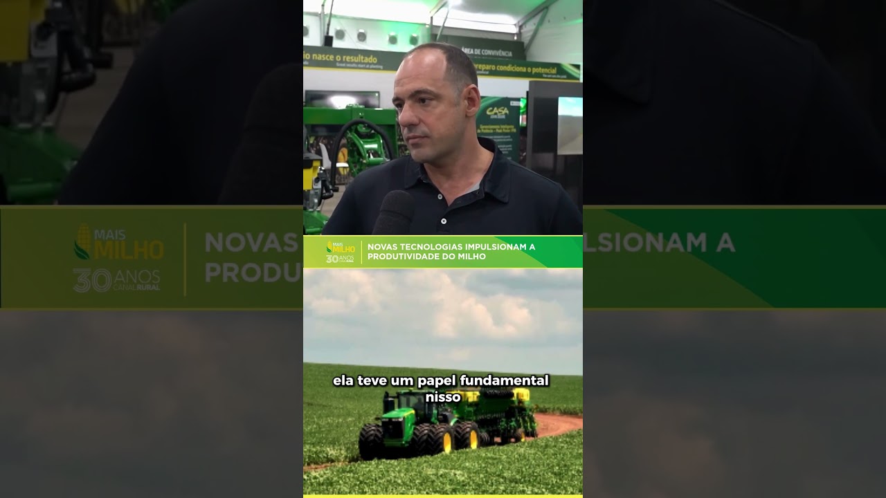 Novas tecnologias impulsionam a produtividade do milho