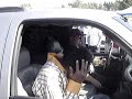 Tremendous Bass (4 18's) Makes Guy Bail Out of Truck and Run - Thumb #1