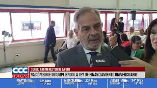 SERGIO PAGANI RECTOR DE LA UNT