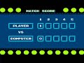 rad racket is a mediocre tennis game that you'll probably get bored of in about ten minutes. if not, you're a bigger man or woman than i. while i'm not asking for over-the-top sophistication when it comes to a nintendo title, is asking for characters that look different or opponents with some kind of ai too much to ask? i've had this game collecting dust for years and i remember reading a bit about it and how it was a pretty good game, but i must politely disagree. in this game, there are no modes or continuation passwords-- you either play by yourself or with a friend. where do you play? on three different courts that look and play pretty much exactly the same (the real difference is court color and music; they all advertise the mediocre game 