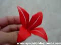 origami   flor  vídeo versão antiga 