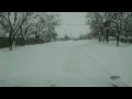 ein Winter voller Schnee irgendwo im Süden von Rumänien im Februar 2012
