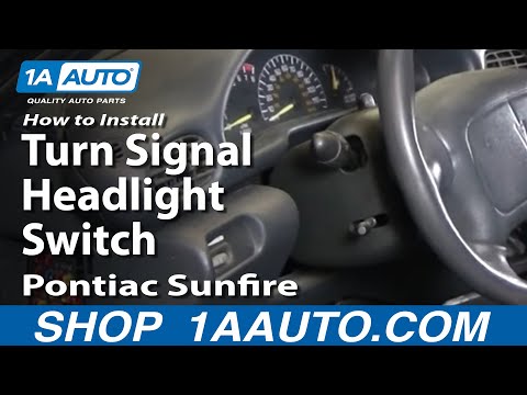 How To Install Fix Turn Signal Headlight Switch Chevy Cavalier Pontiac Sunfire 95-05 1AAuto.com