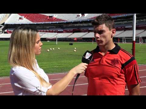 Lucas Boy, tras su gol ante Argentinos