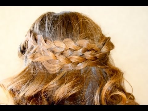 Pancake Braids w%2F Sock Curls %7C Bohemian Hair %7C Cute Girls Hairstyles