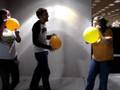 Nikki, Michael, and Kacie on helium
