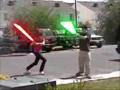 Lightsaber Fight 1 part 1 - Superman Vs Havok Vs Zeratul