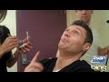 Ryan talks about his childhood scar with make-up artist Mezhgan Hussainy and hair stylist Jayson Stacy backstage on Day 4 of 