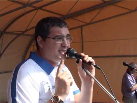 Встреча Ренато Усатого с жителями района Флорешть
