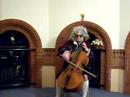 cello rehearsing in a church tower cello rehearsing in a church tower