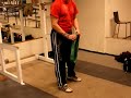 David Haakonsen double green miniband squat.