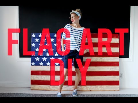 how to paint us flag