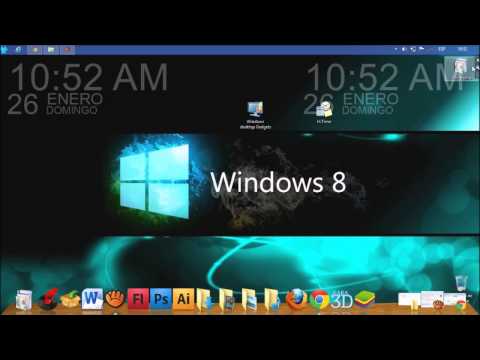 how to gadgets on windows 8