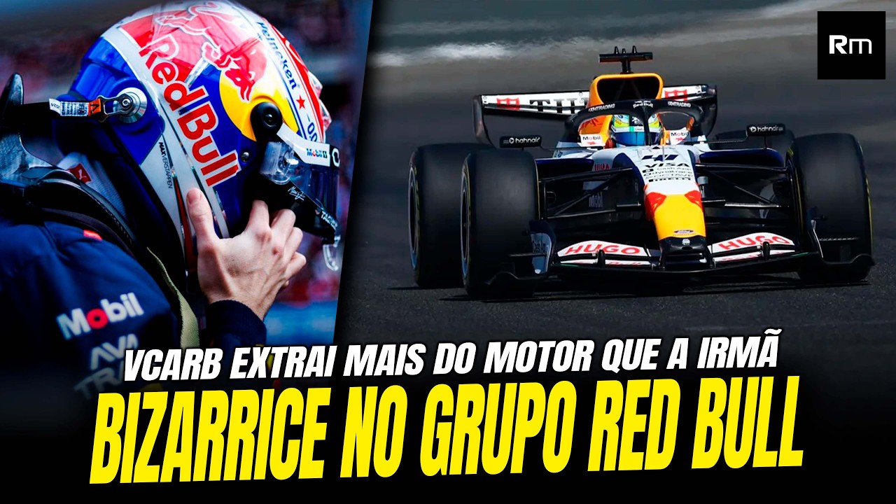 BIZARRO! RED BULL EXTRAI MENOS DO MOTOR QUE A VCARB, ALÉM DE CARRO DESEQUILIBRADO #f1