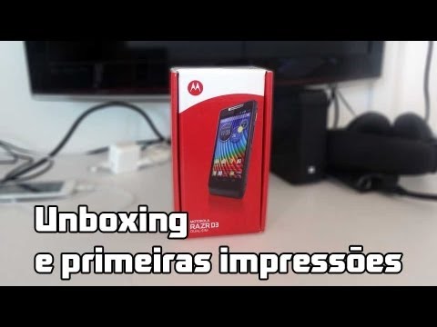 motorola - Tirando da caixa e testando o Motorola Razr D3, um Android intermediário com especificações e preço bastante interessantes. Novo Twitter do canal: www.twitte...