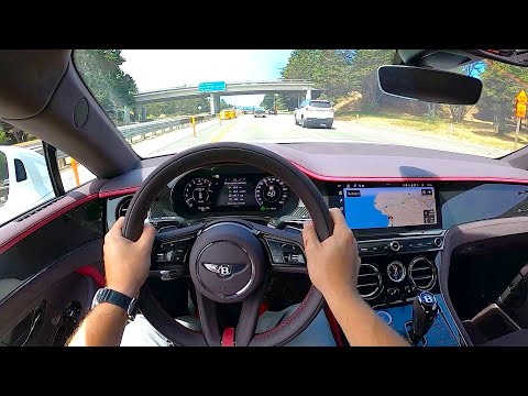 2025 Bentley Continental GT Speed First Edition PHEV - POV Test Drive (Binaural Audio)