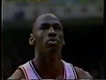 michael jordan 1988: 52 and 46 pts  vs  bird   celtics