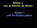 Rhythm pattern guitar lesson / Rasguido leccion
