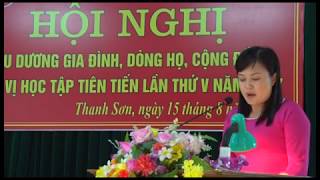 Phường Thanh Sơn biểu dương gia đình, dòng họ, cộng đồng hiếu học