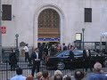 laura bush visited wall st. on 18th september 2006.