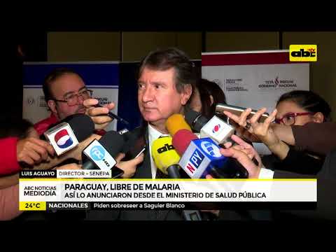 Paraguay libre de malaria
