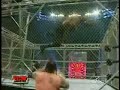 Bobby Lashley jumps through the cage