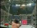 Bobby Lashley jumps through the cage