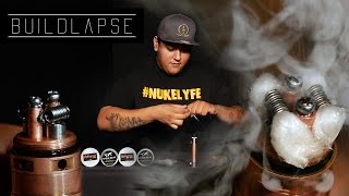 Vape Capitol Buildlapse - 5 wrap 21/22g Parallel on a 2.5 mm Bit