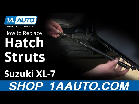 How To Install Replace Rear Hatch Piston 2001-06 Suzuki XL-7