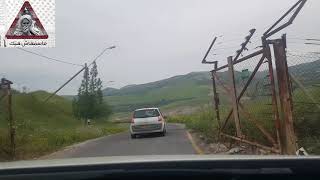 الطريق إلى #الحمة السورية بالقرب من الحدود الفلسطينية السورية