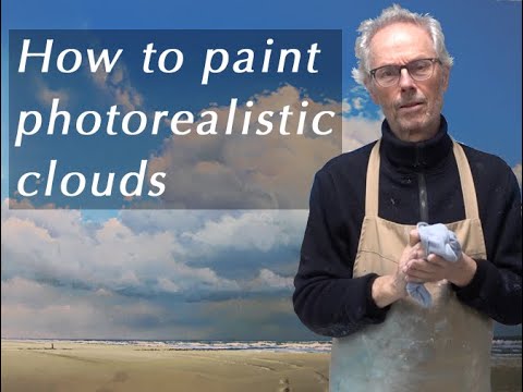 how to oil paint clouds