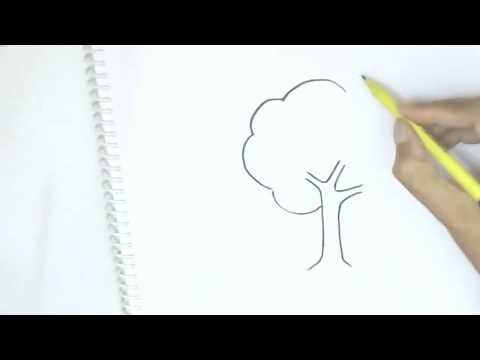 video-linktoworks-How to draw a Tree easy steps, step by step for ...