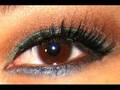 Makeup Tutorial: Turquoise & Brown