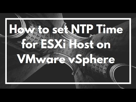how to sync vmware time with host time