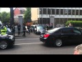 US presidents car get stuck