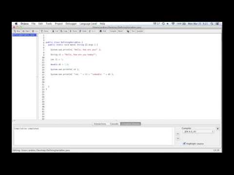 how to define double in java