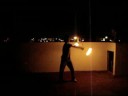 Dani* fire spinning practice session