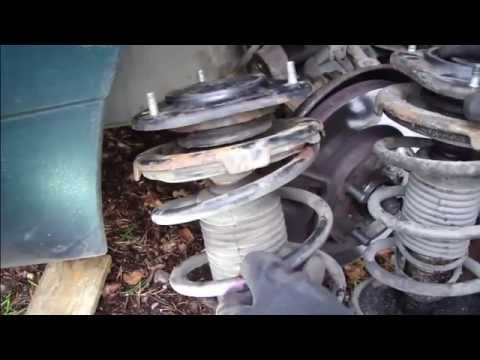 How to replace coil spring and strut assembly front. Toyota Corolla. Years 1996 to 2011