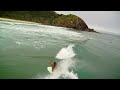 Surfing Aerial Footage Byron Bay