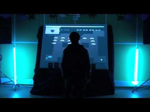 0 Kinected Space Invaders at ElectroShock!